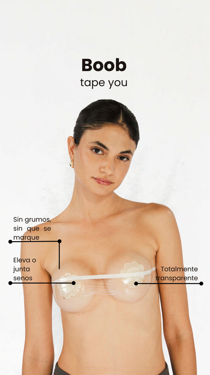 Cinta para seno Boob Tape You Transparente