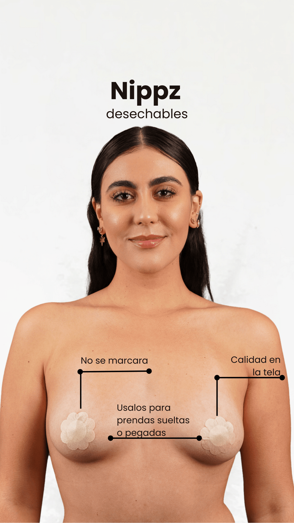 Cubiertas de Pezón Autoadhesivas Desechables con Forma de Flor – Invisibles, Cómodas e Hipoalergénicas - Womens Hacks