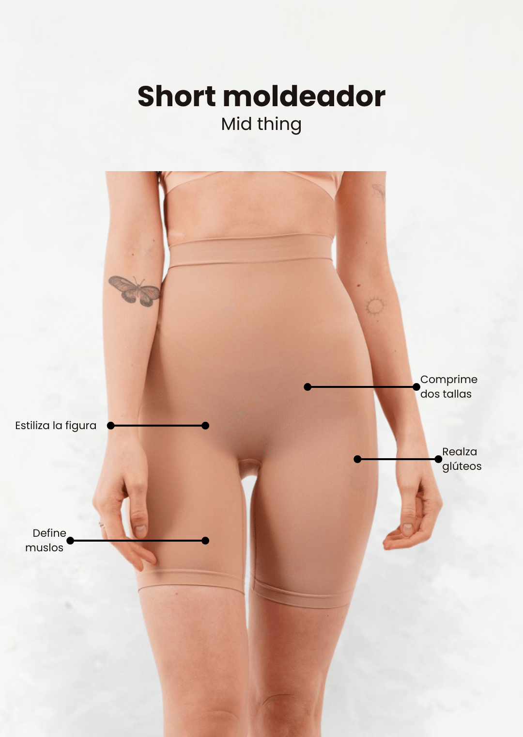 Short Moldeador Mid Thing - Womens Hacks